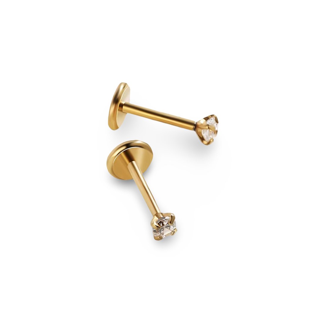 Dainty Diamond Studs