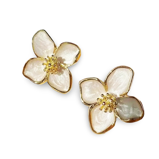 Jasmine Petal Earrings