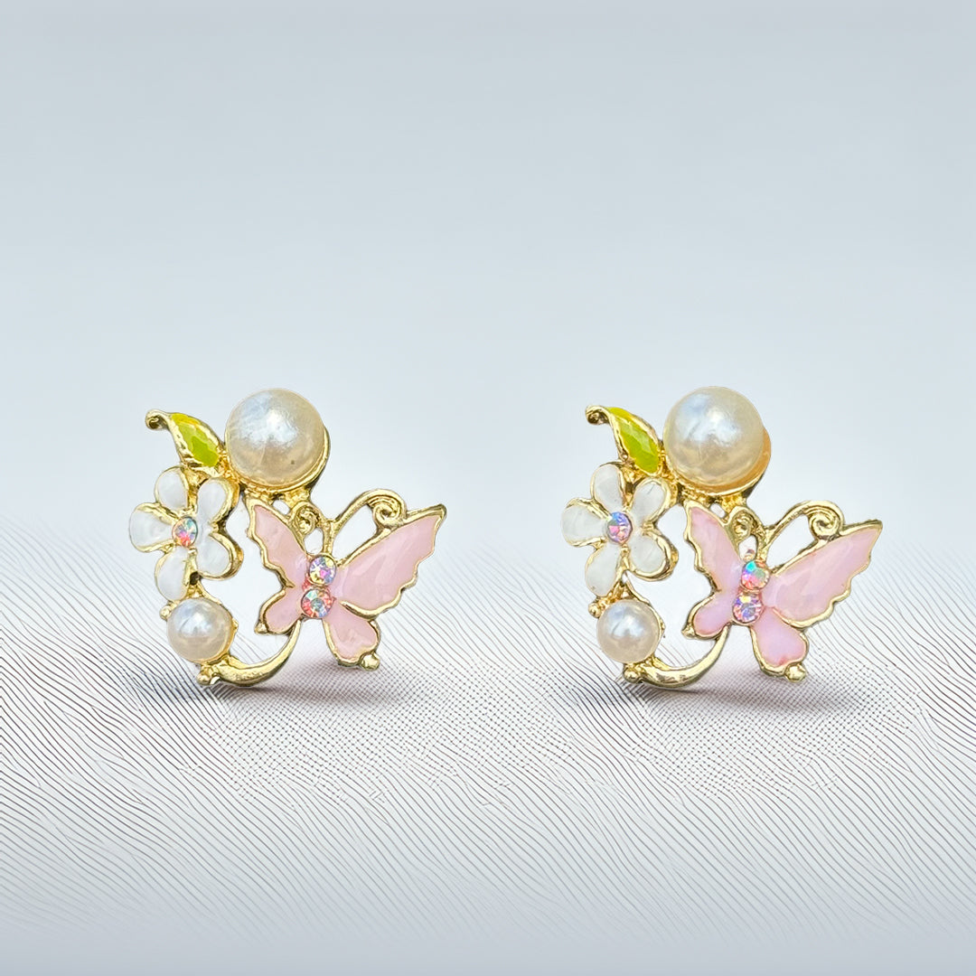 Enchanted Garden Pearl Earrings
