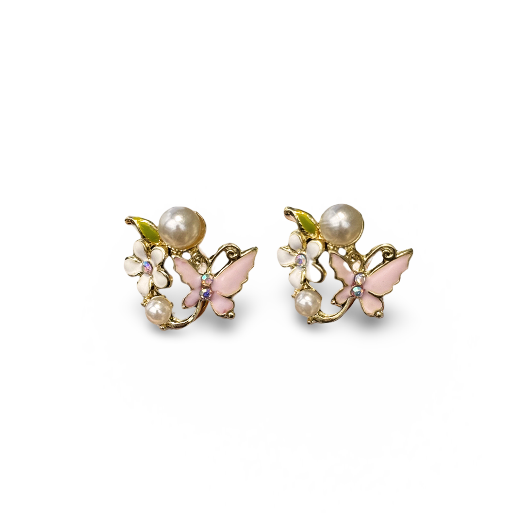 Enchanted Garden Pearl Earrings